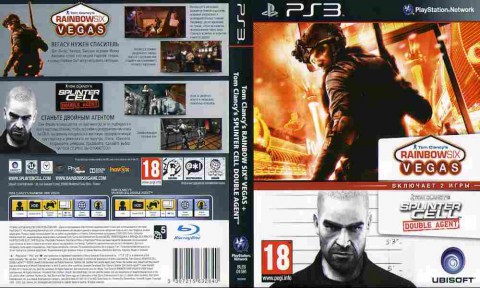 Игра Tom Clancy's Rainbow Six Vegas/Tom Clancy's Splinter Cell Double Agent, Sony PS3, 172-105, Баград.рф